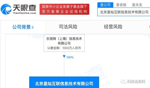 乐视网成立新公司星灿互联 战略布局技术赛道，重塑品牌未来